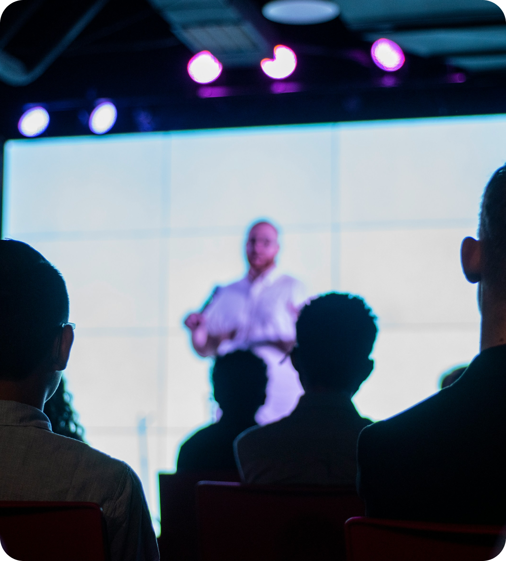 photo of a tech meeting